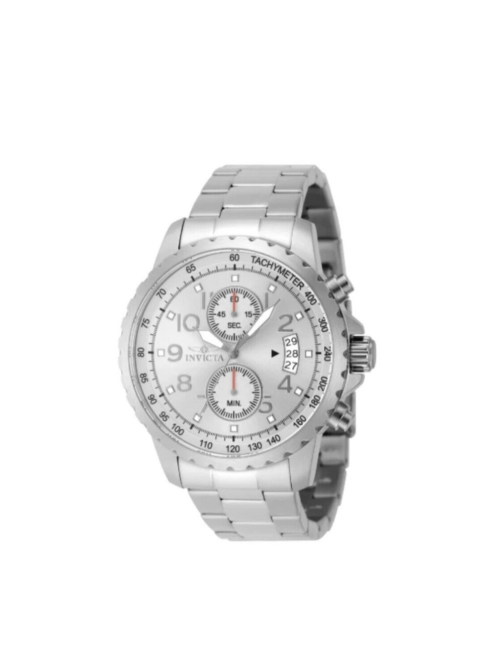 Invicta Specialty Men's Watch - 47mm 69791 Stainless W/Silver Dial New